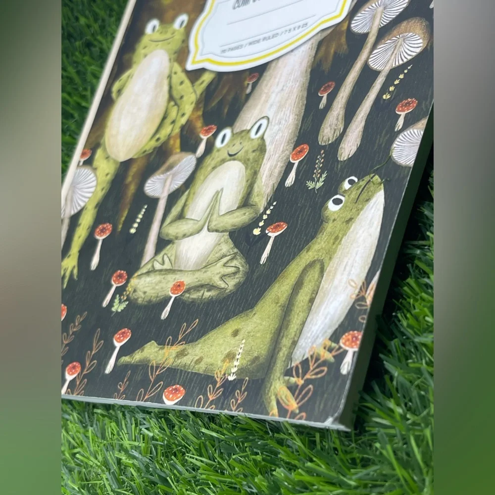 Frog Yoga Composition Book, NWOT